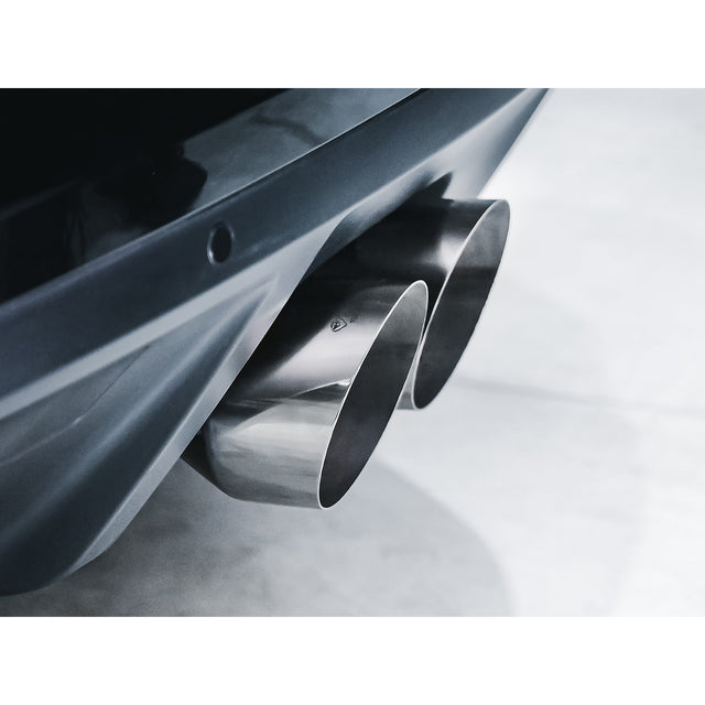 Ligne d'Echappement "Catback" avec résonateur pour Jaguar F-Type V6 (14-20).
