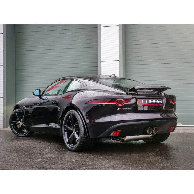 Ligne d'Echappement "Catback" avec résonateur pour Jaguar F-Type V6 (14-20).
