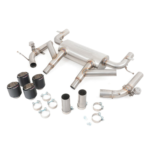 Ligne d'Echappement "Axleback" avec Valve pour Jaguar F-Type V8 (14-20)