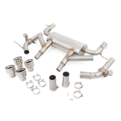 Ligne d'Echappement "Axleback" avec Valve pour Jaguar F-Type V8 (14-20)