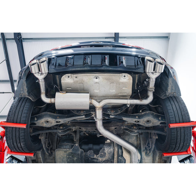 Ligne d'Echappement "Catback" avec Valve à Sortie Quadruple pour KIA Ceed GT (modèles GPF 2018-2021).