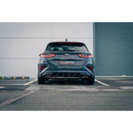 Ligne d'Echappement "Catback" avec Valve à Sortie Quadruple pour KIA Ceed GT (modèles GPF 2018-2021).