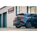 Ligne d'Echappement "Catback" avec Valve à Sortie Quadruple pour KIA Ceed GT (modèles GPF 2018-2021).