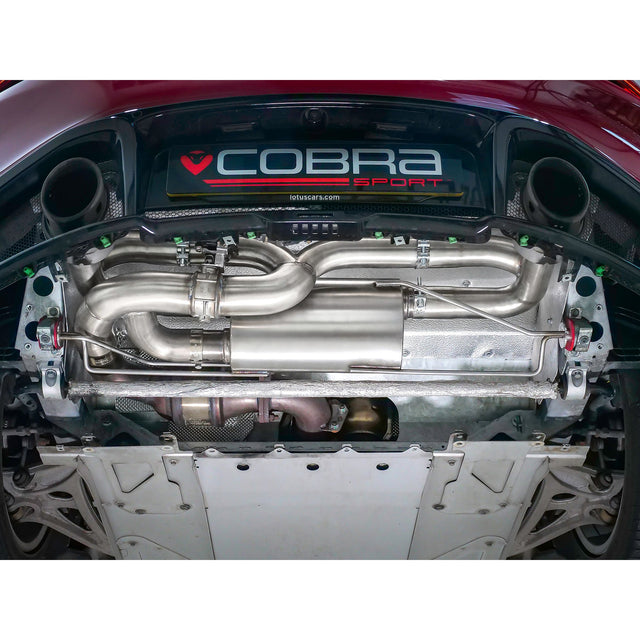 Ligne d'Echappement "Catback" avec Valve pour Lotus Emira 3.5 V6