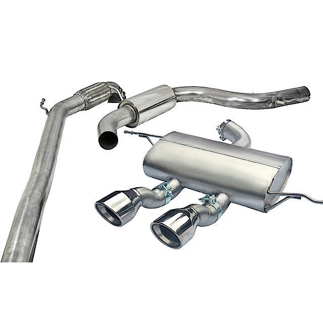 Ligne d'Echappement "Turboback" pour Seat Leon Cupra R MK2 1P 2.0 T FSI (10-12)
