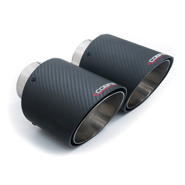Embout(s) de Sortie(s) d'Echappement en Carbone pour Jaguar F-Type V6 (TP106-CF-2)