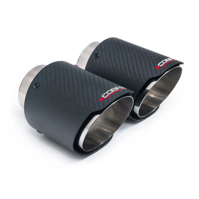 Embout(s) de Sortie(s) d'Echappement en Carbone pour Jaguar F-Type V6 (TP107-CF-2)