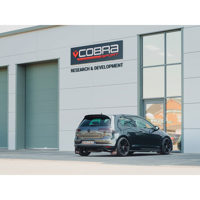 Ligne d'Echappement "Turboback" Golf R Style Quadri Sortie pour VW Golf GTI (MK7) 2.0 TSI (5G) (12-17)