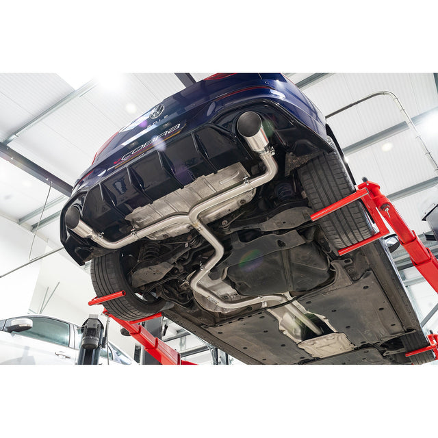 Ligne d'Echappement "GPF back" Venom Race GTI Style Double Sortie pour VW Golf R-Line (Mk8) 1.5 TSI (20>)