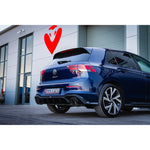 Silencieux d'Echappement "Axleback" Race GTI Style Double Sortie pour VW Golf R-Line (Mk8) 1.5 TSI (20>)
