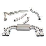 Ligne d'Echappement "Turboback" avec Valve pour VW Golf R (MK8) 2.0 TSI (21>)