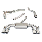 Ligne d'Echappement "Turboback" avec Valve pour VW Golf R (MK8) 2.0 TSI (21>)