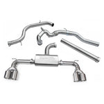Ligne d'Echappement "Turboback" Golf R Style Quadri Sortie pour VW Golf GTI (MK7) 2.0 TSI (5G) (12-17)