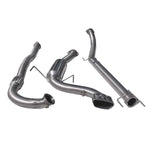 Ligne d'Echappement "Turboback" 3" pour Opel Astra H VXR