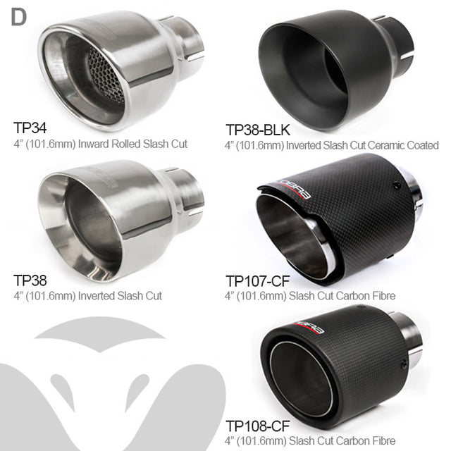 Ligne d'Echappement "Catback" pour Audi TT (Mk3) 1.8 TFSI (traction avant) (pré-GPF)