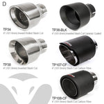 Silencieux d'Echappement Arrière ST Style Double Sortie pour Ford Focus ST-Line 1.0L 125PS (Mk4)