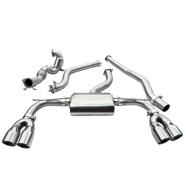 Ligne d'Echappement "Turboback" sans Valve pour Audi S3 (8V) 5 Portes Sportback (13-18)