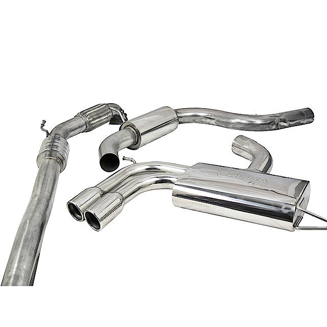 Audi A3 (8P) 2.0 TFSI 2WD Turbo Back Cobra Exhaust AU15a
