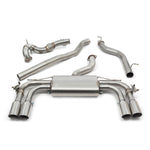Ligne d'Echappement "Turboback" avec Valve pour Audi S3 (8V) Berline (13-18)