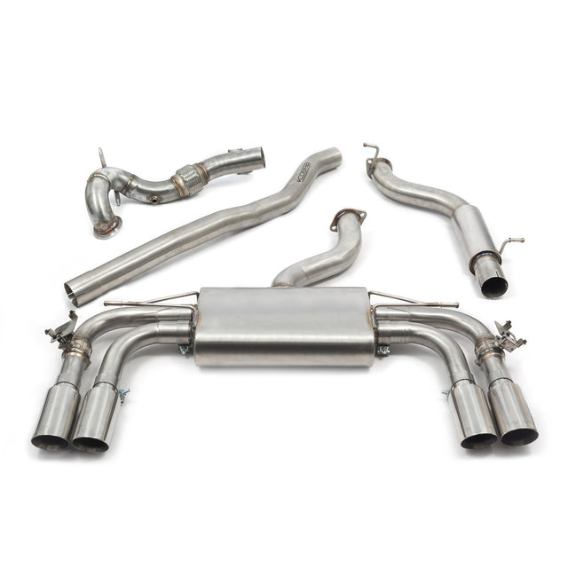 Ligne d'Echappement "Turboback" avec Valve pour Audi S3 (8V) Berline (13-18)