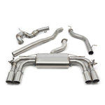 Ligne d'Echappement "Turboback" avec Valve pour Audi S3 (8V) Berline (13-18)