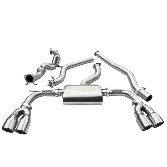 Ligne d'Echappement "Turboback" sans Valve pour Audi S3 (8V) Berline (13-18)
