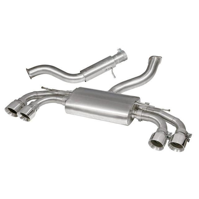 Valved Audi TTS (MK3) Resonated Cat Back Performance Exhaust