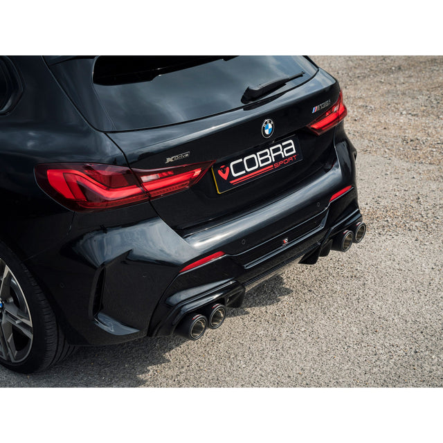 Ligne d'Echappement "Turboback" Venom Race M3 Style Quadri Sortie pour BMW M135i (F40)