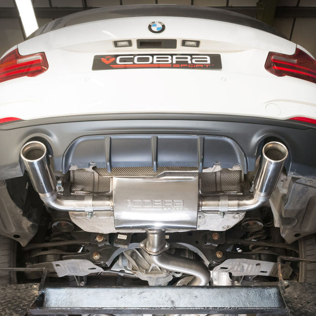 Silencieux d'Echappement Arrière vers Montage Cobra pour BMW M240i (F22 / F23) (16-21)