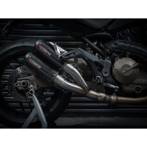 Demi-Ligne d'Echappement pour Ducati Monster 821 (2014-17)