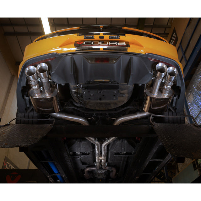 Ligne d'Echappement "Catback" 3" avec Valve pour Ford Mustang 5.0 V8 GT (2018>) Facelift