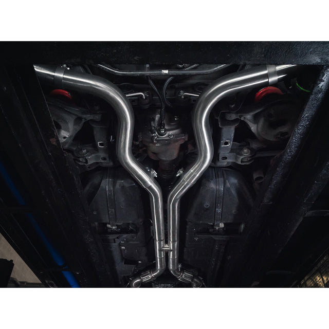 Ligne d'Echappement "Catback" 3" sans Valve pour Ford Mustang 5.0 V8 GT Fastback (2015-18)