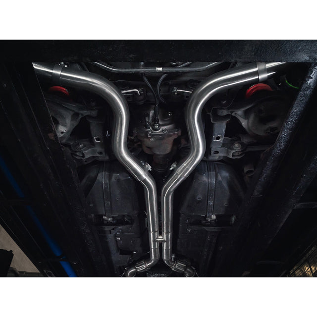 Ligne d'Echappement "Catback" 3" sans Valve pour Ford Mustang 5.0 V8 GT Fastback (2015-18)