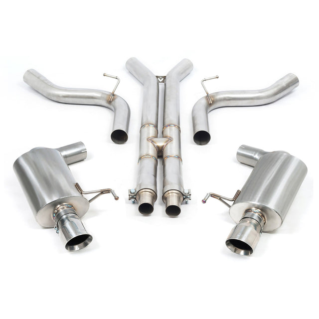 Ligne d'Echappement "Catback" 3" sans Valve pour Ford Mustang 5.0 V8 GT Fastback (2015-18)