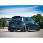 Silencieux d'Echappement "Axleback" Race Golf R Style Quadri Sortie pour VW Golf GTI (MK7) 2.0 TSI (5G) (12-17)
