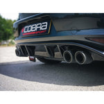 Silencieux d'Echappement "Axleback" Race Golf R Style Quadri Sortie pour VW Golf GTI (MK7) 2.0 TSI (5G) (12-17)