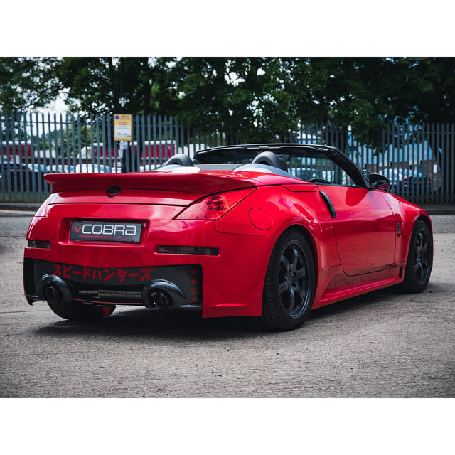Nissan 350Z Centre and Rear Performance Exhaust Fitted