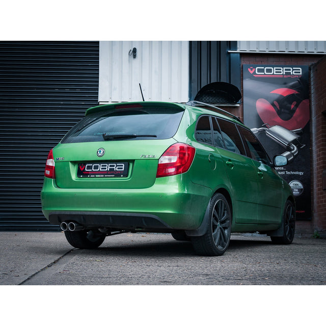 Ligne d'Echappement "Catback" pour Skoda Fabia VRS 1.4 TSI Estate (10-14)