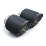 Paire d'Embouts 4.5" en Carbone TP106-CF-2