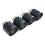 Ensemble de 4 Embouts 3.5" en Carbone TP110-CF-4