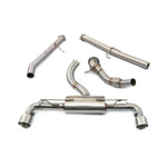 Ligne d'Echappement "Turboback" avec Décatalyseur pour Toyota GR Yaris 1.6