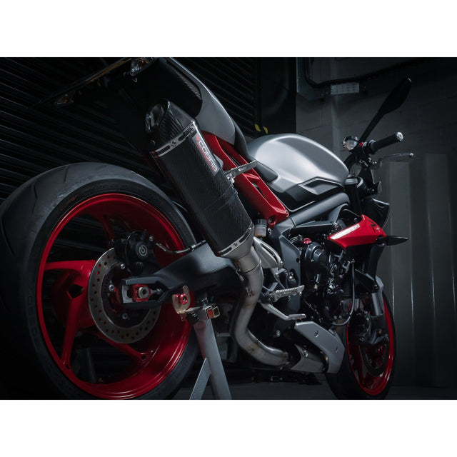 Demi-Ligne d'Echappement pour Triumph Street Triple 675 R & RX (2013-16)