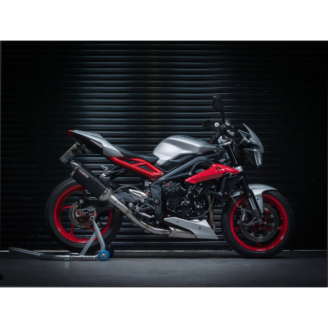 Demi-Ligne d'Echappement pour Triumph Street Triple 675 R & RX (2013-16)