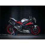 Demi-Ligne d'Echappement pour Triumph Street Triple 675 R & RX (2013-16)