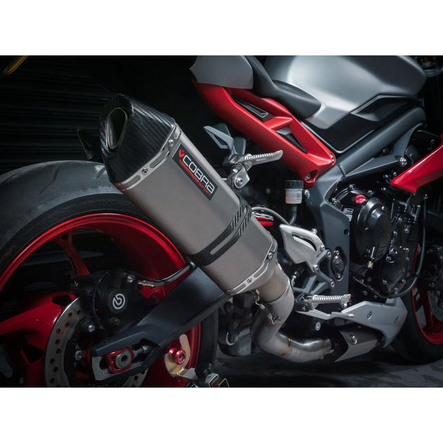 Demi-Ligne d'Echappement pour Triumph Street Triple 675 R & RX (2013-16)