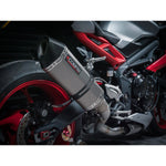 Demi-Ligne d'Echappement pour Triumph Street Triple 675 R & RX (2013-16)