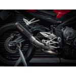 Demi-Ligne d'Echappement pour Triumph Street Triple 765 S, R & RS (2017-19)