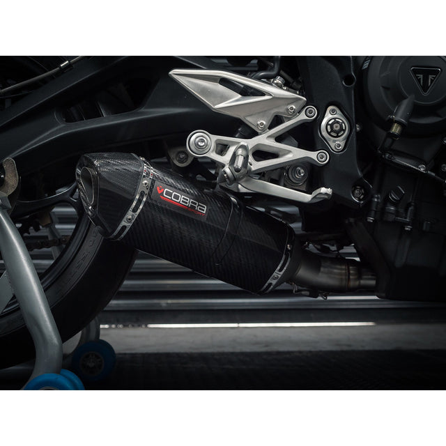 Demi-Ligne d'Echappement pour Triumph Street Triple 765 S, R & RS (2017-19)