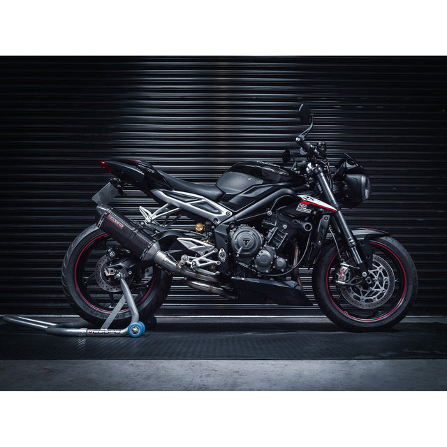 Demi-Ligne d'Echappement pour Triumph Street Triple 765 S, R & RS (2017-19)