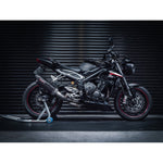 Demi-Ligne d'Echappement pour Triumph Street Triple 765 S, R & RS (2017-19)
